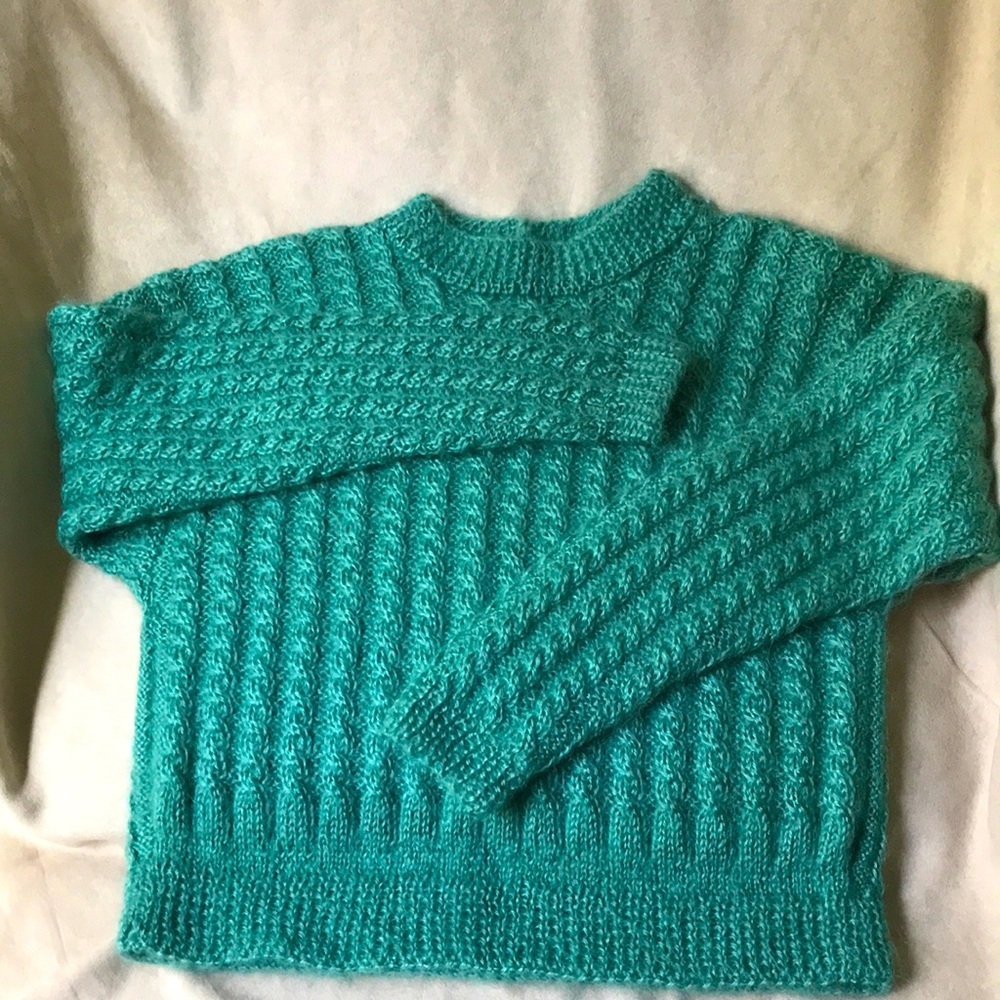 Handmade mohair sweater